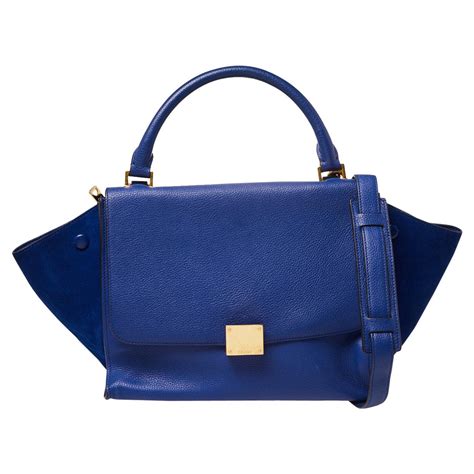 celine soft blue|celine blue and black bag.